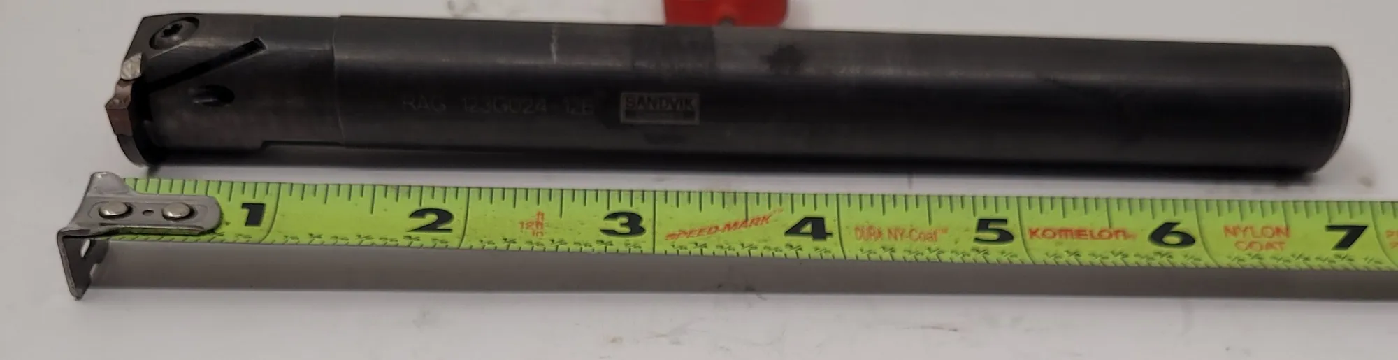 Sandvik Coromant #RAG 123G024-12B, boring bar, .75" diameter, 1.18" min. bore, 1.5" - 3" overhang - Image 10