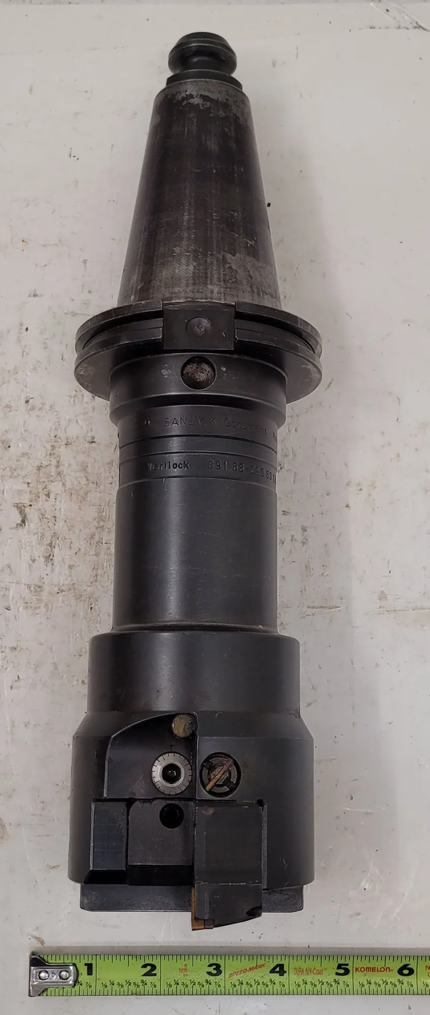 Sandvik Coromant #391.68-090 63 130, Varilock Trubore twin boring tool, w/CAT 50 holder - Image 6