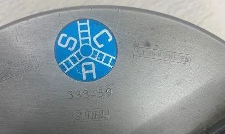 8" SCA, 3-jaw lathe chuck - Image 1