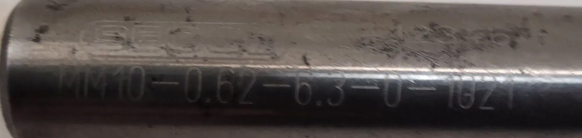 Seco #MM10-0.62-6.3-0-1021, boring bar, 0.625" shank, internal coolant - Image 3