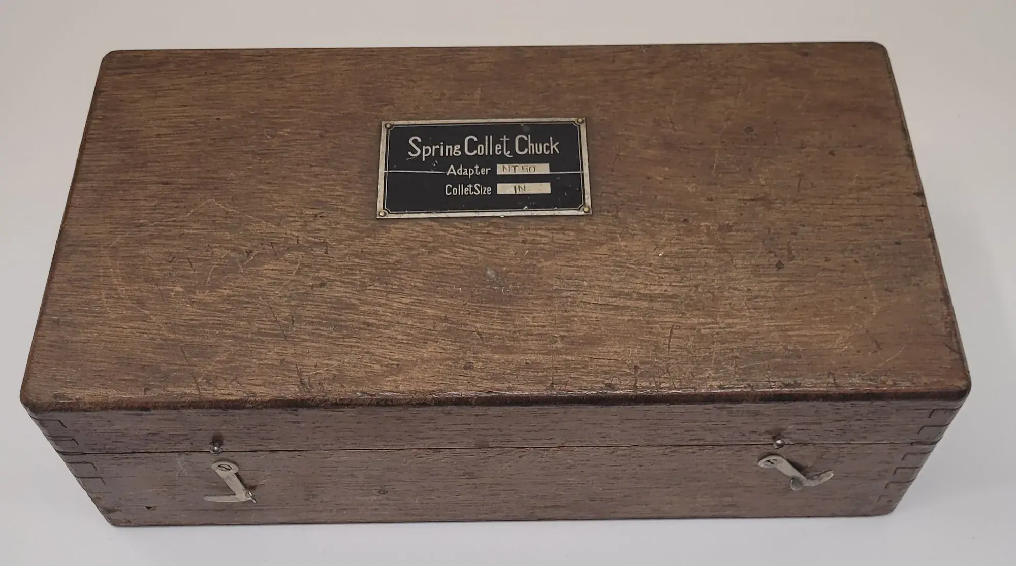 Spring collet chuck, NT50 adapter, 7-7/8" OAL, 2.44" nut diameter - Image 3