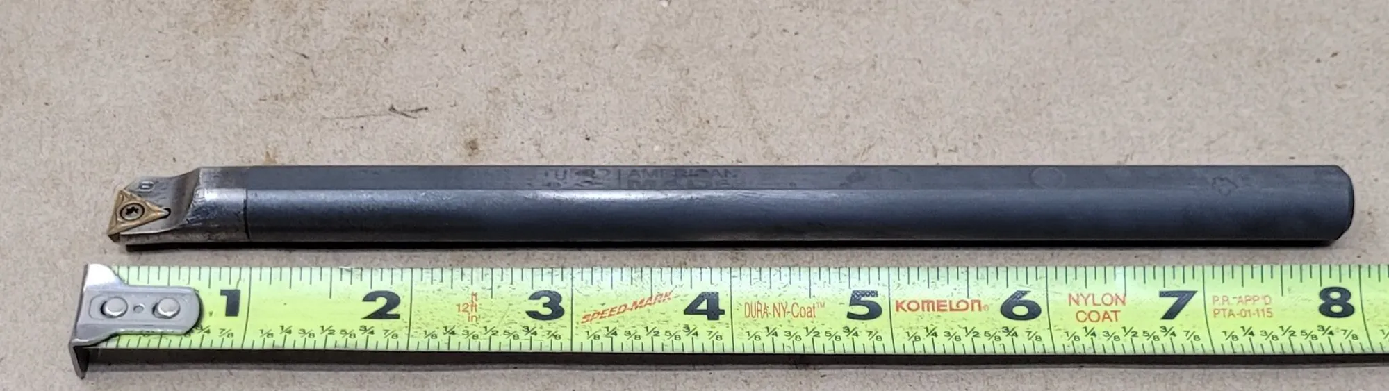 Ultra-Dex #C08R STUPR2, boring bar, 8" OAL, 0.5" shank, 0.6" min. bore, 93&deg; approach, right hand, positive - Image 2