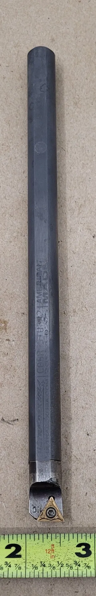 Ultra-Dex #C08R STUPR2, boring bar, 8" OAL, 0.5" shank, 0.6" min. bore, 93&deg; approach, right hand, positive - Image 6