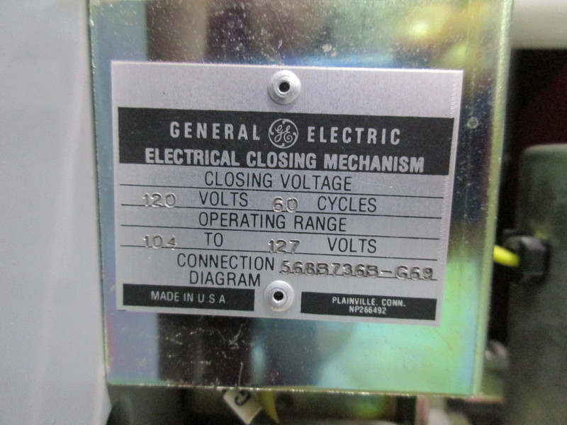 4000 Amps, General Electric, akr- 9f-100, electrically operated, drawout - Image 4