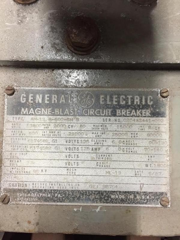 2000 Amps, General Electric, am-13.8- 500-5h-b - Image 2