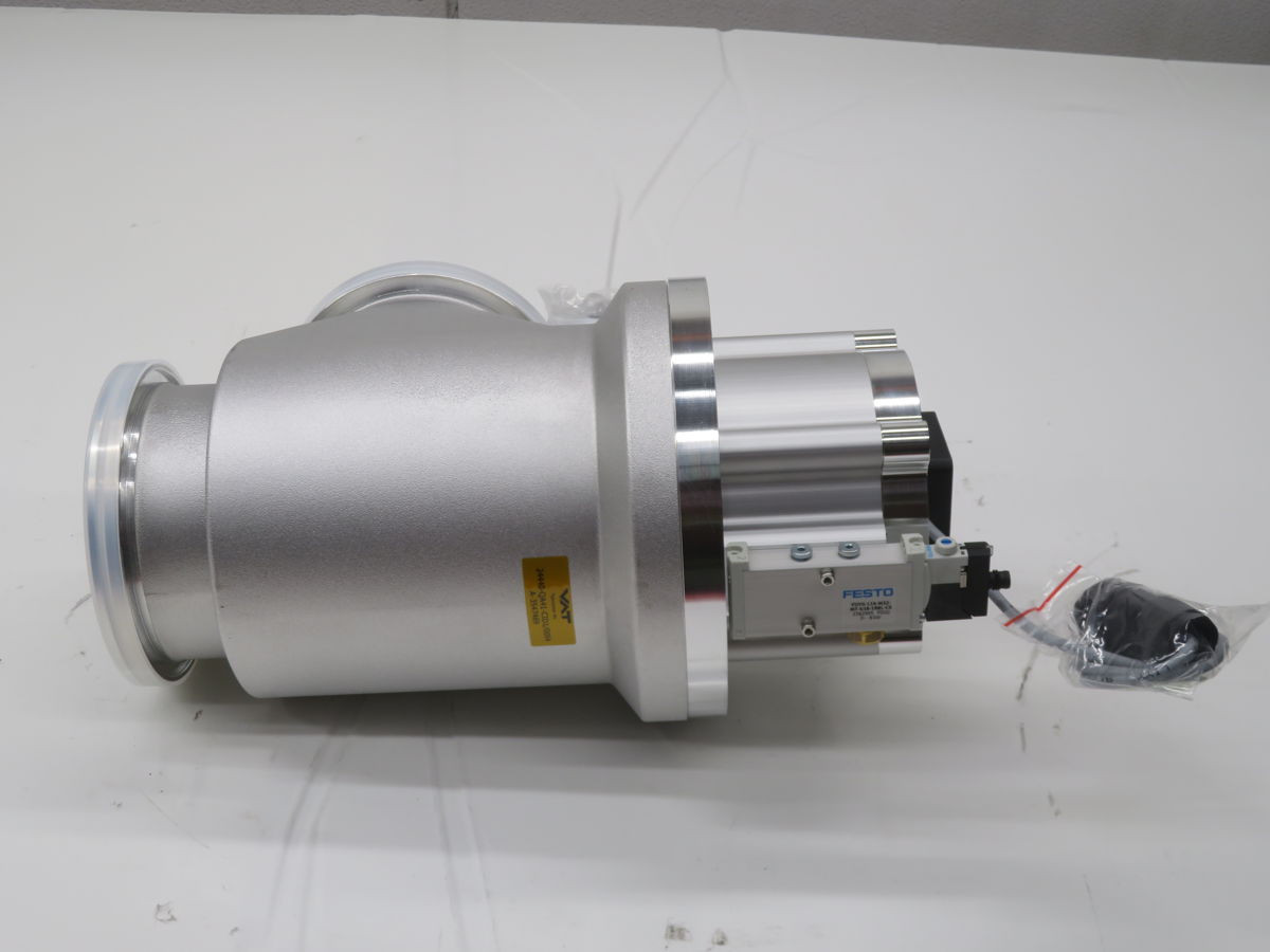Pfeiffer #24440-QA41-CIDI/0054, electro-pneumatic angle vacuum valve, ISO-KF DN 50 flange, 1000 hPa max. - Image 3