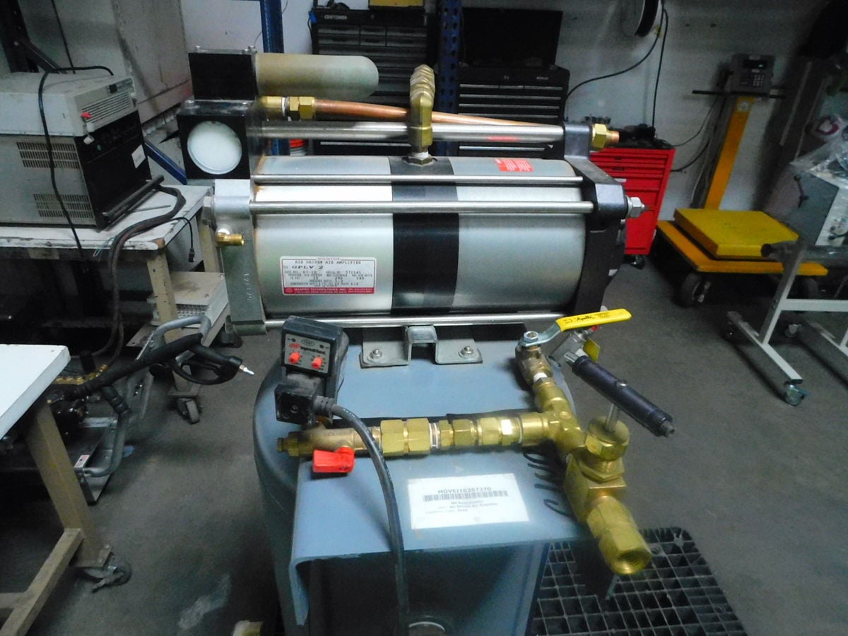 290 psi, Maxpro Technologies #GPLV-2, air driven air amplifier, 2:1 ratio, 30 gallon tank - Image 3