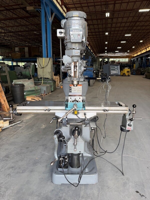 Bridgeport #Series-I, vertical mill, 9" x48" tbl., 2 HP, 36" X, 12" Y, 16" Z, 60-4200 RPM, R-8, variable - Image 3