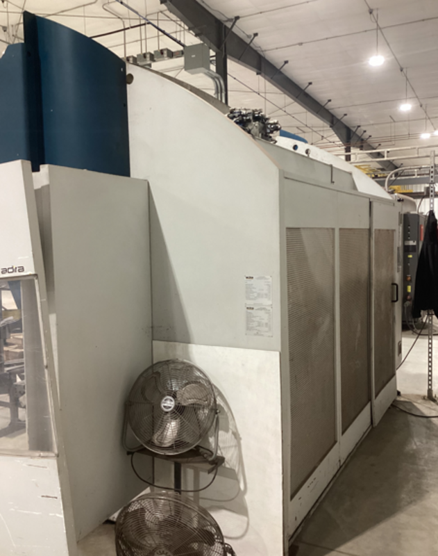 242 Ton, Adira #QIHD-22040PLS, hydraulic CNC press brake, 13' overall, 124" between housing, 7.87" stroke - Image 3