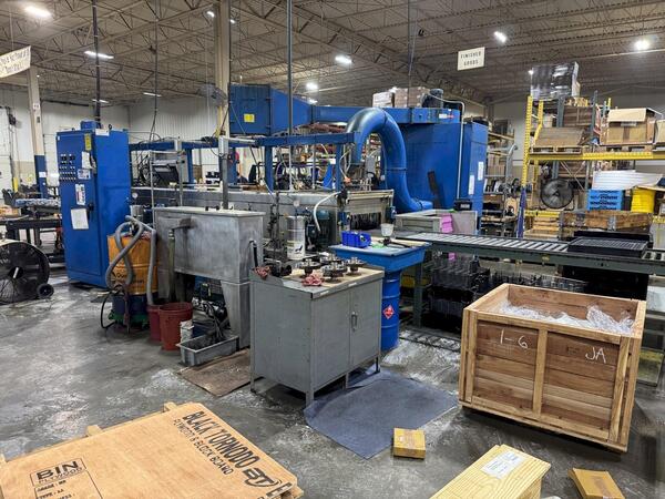 Midbrook, Hurricane #5030W/R/BO, 30" 3-stage Staibnless steel belt pass thru parts washer, 2003 - Image 1