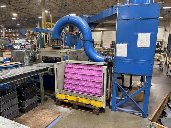 Midbrook, Hurricane #5030W/R/BO, 30" 3-stage Staibnless steel belt pass thru parts washer, 2003 - Image 2