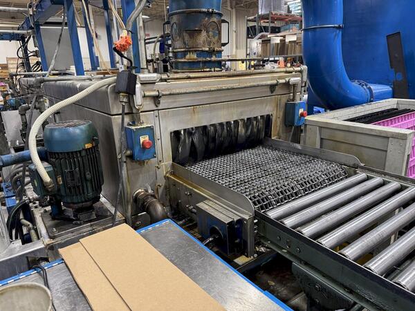 Midbrook, Hurricane #5030W/R/BO, 30" 3-stage Staibnless steel belt pass thru parts washer, 2003 - Image 4
