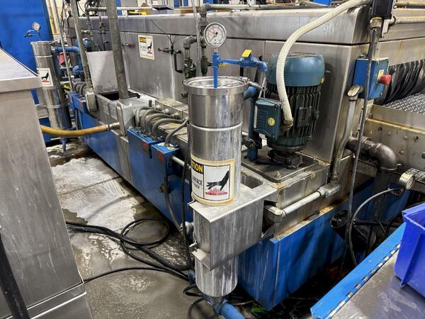 Midbrook, Hurricane #5030W/R/BO, 30" 3-stage Staibnless steel belt pass thru parts washer, 2003 - Image 5