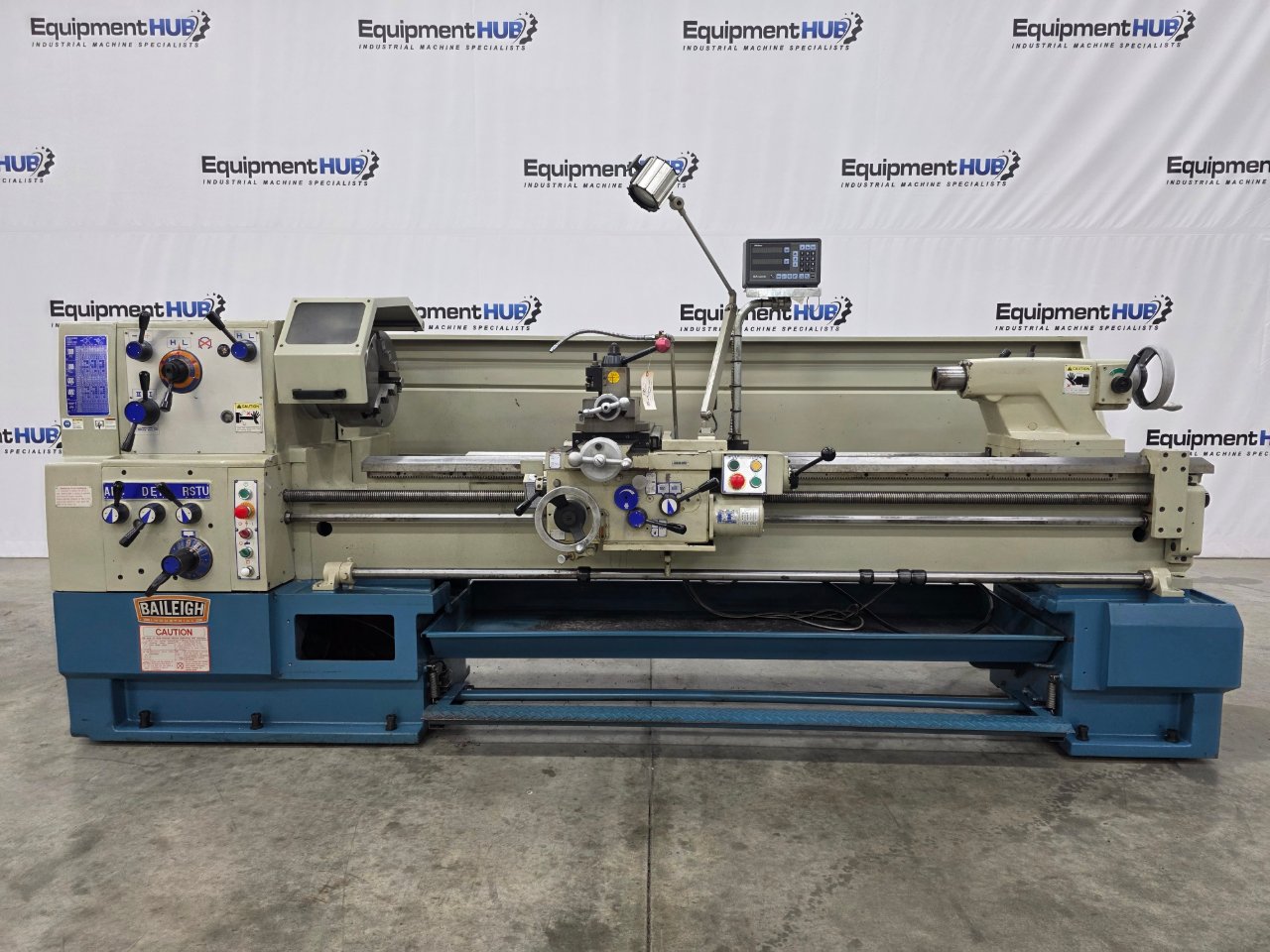 20" x 80" Baileigh #PL-2080, engine lathe, 13" swing over cross slide, Mitutoyo digital read out, steady - Image 1