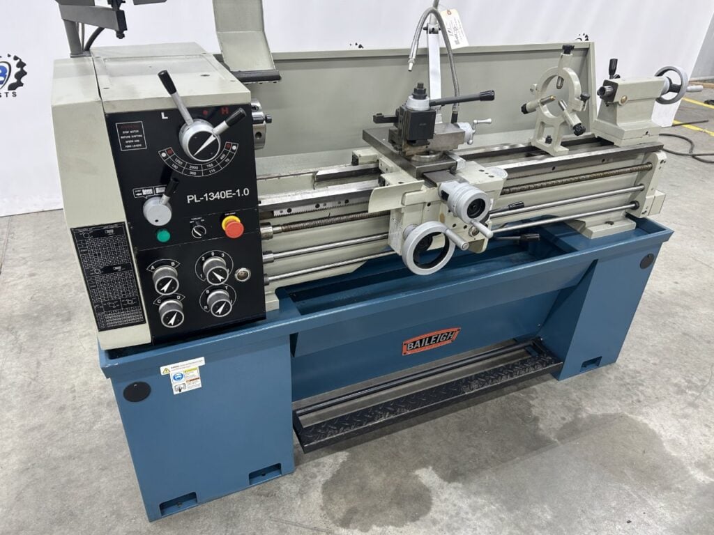 13" x 40" Baileigh #PL-13470E-1, engine lathe with digital read out, 8.26" swing over cross slide, 4-way tool - Image 2