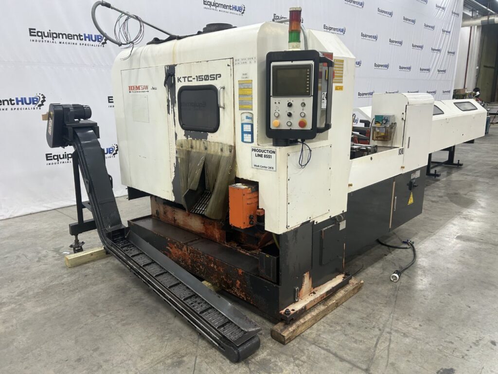 Hem #KTC-150SP, automatic CNC cold saw with automatic bar loader, 360mm blade, 25 HP, 2016 - Image 2