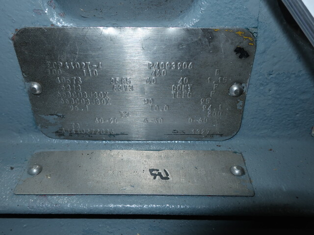 100 HP 3565 RPM Baldor #ECP4402T-4, Frame 405TS, 230/460 Volts, 3 phase, 60 Hz., AC Induction Motor - Image 4