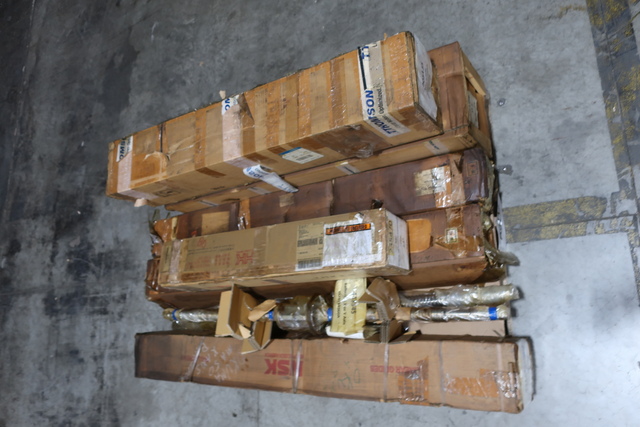 Pallet of Assorted Ballscrew Bearings, NSK, Thomson, THK, Tsubaki - Image 1