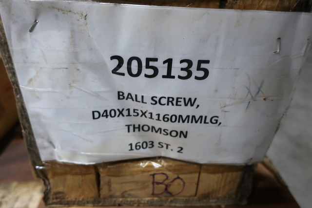 Pallet of Assorted Ballscrew Bearings, NSK, Thomson, THK, Tsubaki - Image 3