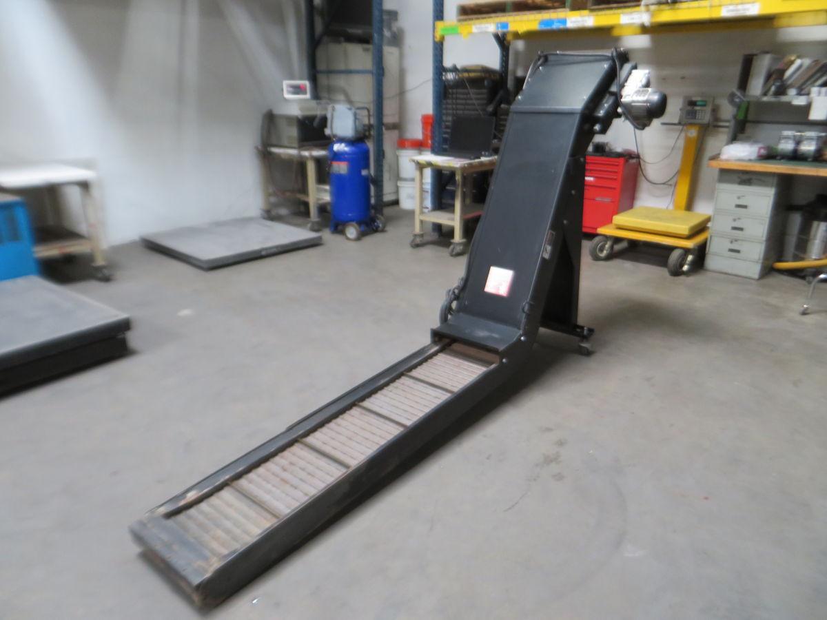 10" width x 60" L Jorgensen Conveyor #10-1117-A, Hinged Steel Belt Conveyor, 220 V., 3 Ph. - Image 2