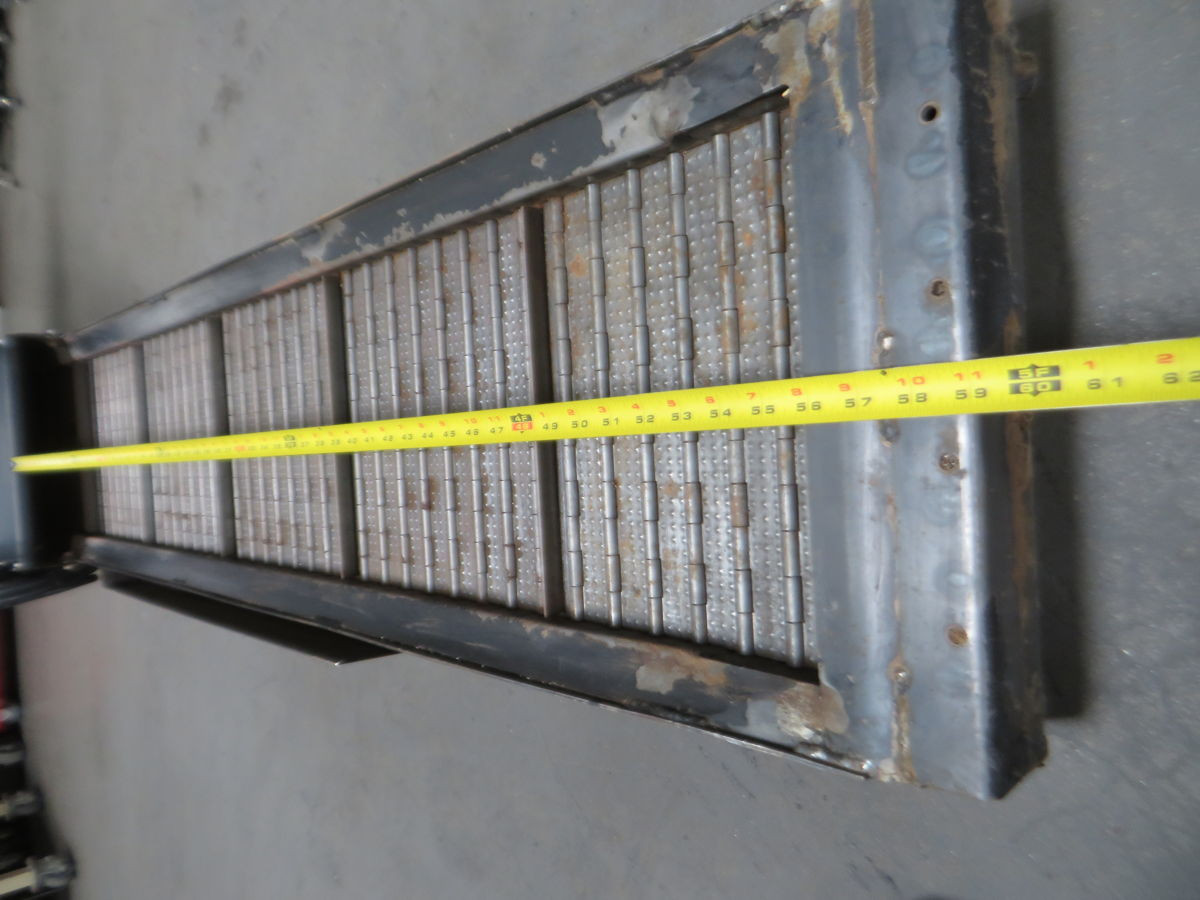 10" width x 60" L Jorgensen Conveyor #10-1117-A, Hinged Steel Belt Conveyor, 220 V., 3 Ph. - Image 3