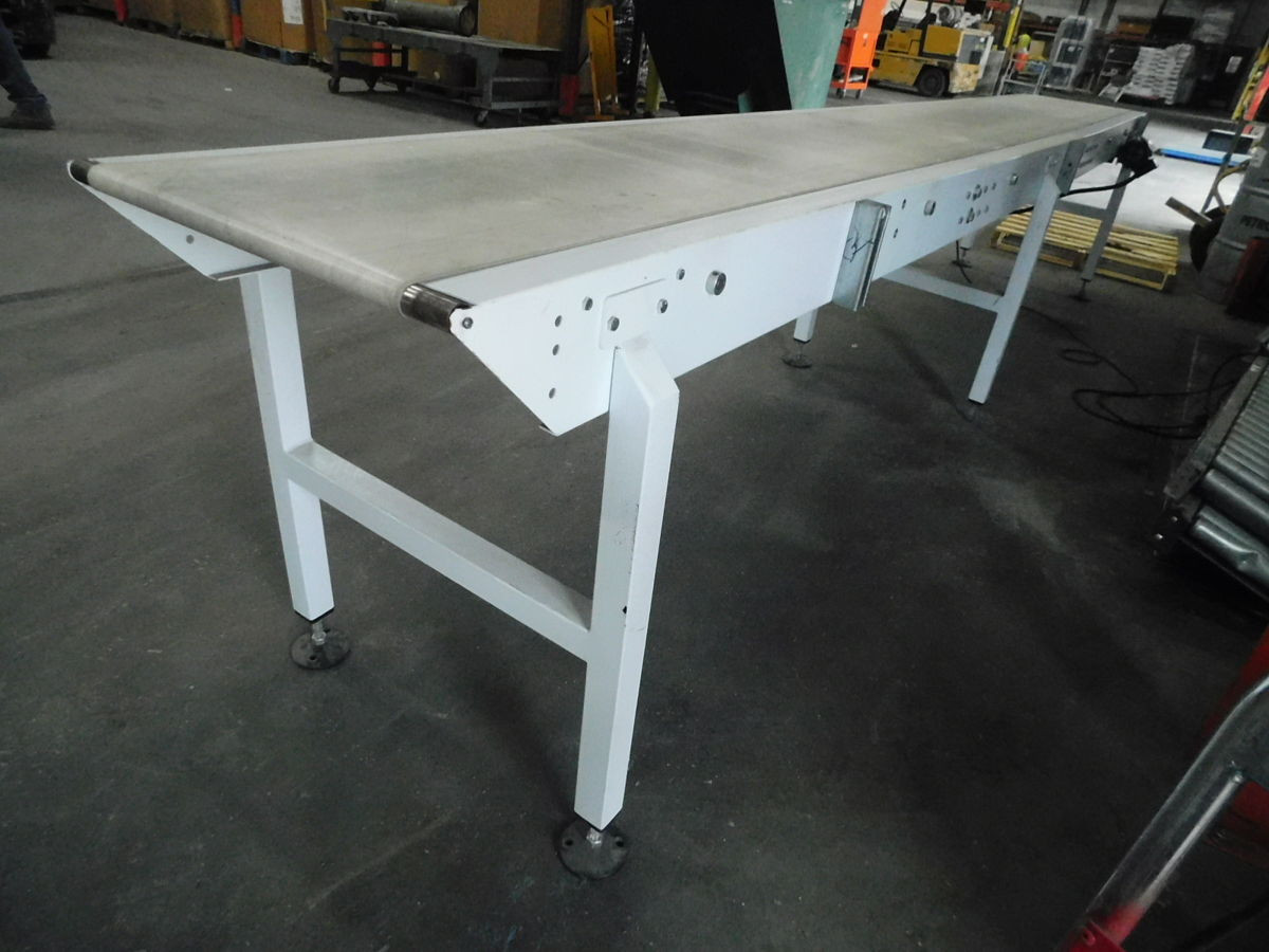 23" width x 15' L Shrink Tech Systems #STS-CB1523, Steel Belt Conveyor, 120 V., 1 Ph. - Image 2
