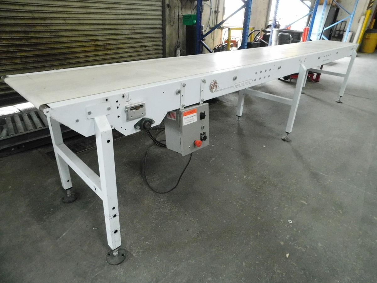 23" width x 15' L Shrink Tech Systems #STS-CB1523, Steel Belt Conveyor, 120 V., 1 Ph. - Image 2