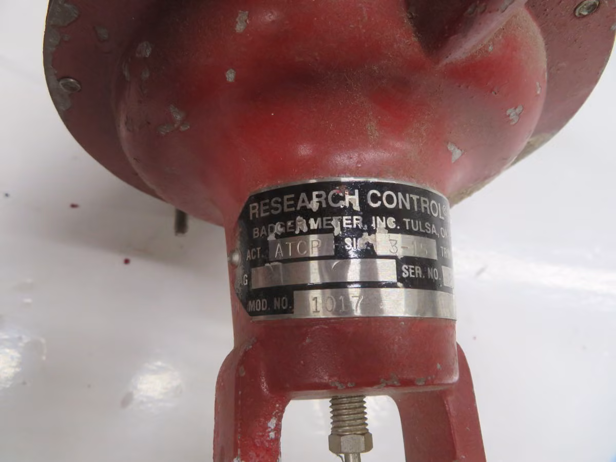 Badger Meter #1002GCN36CV0PBLN36, Research Control Valve, Globe Body, Series 1000, LOT of 5 - Image 8