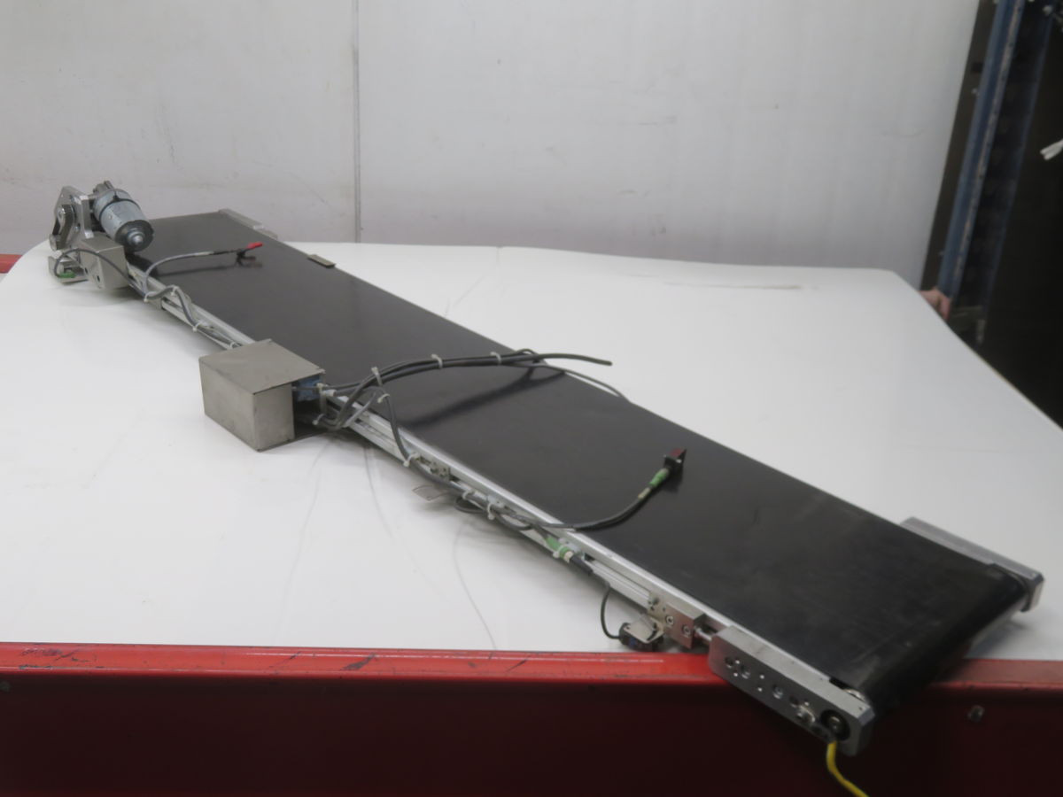 10" width x 58" L Dunkermotoren #403568-0, Band Belt Conveyor Assembly, 24 V. DC, 280 RPM, 1 NM - Image 2