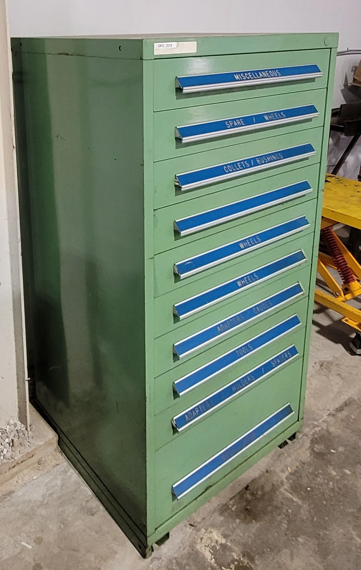 Stanley Vidmar, 10-Drawer Industrial Storage Cabinet, 59-1/4" H x 30" width x 27-5/8" D - Image 3