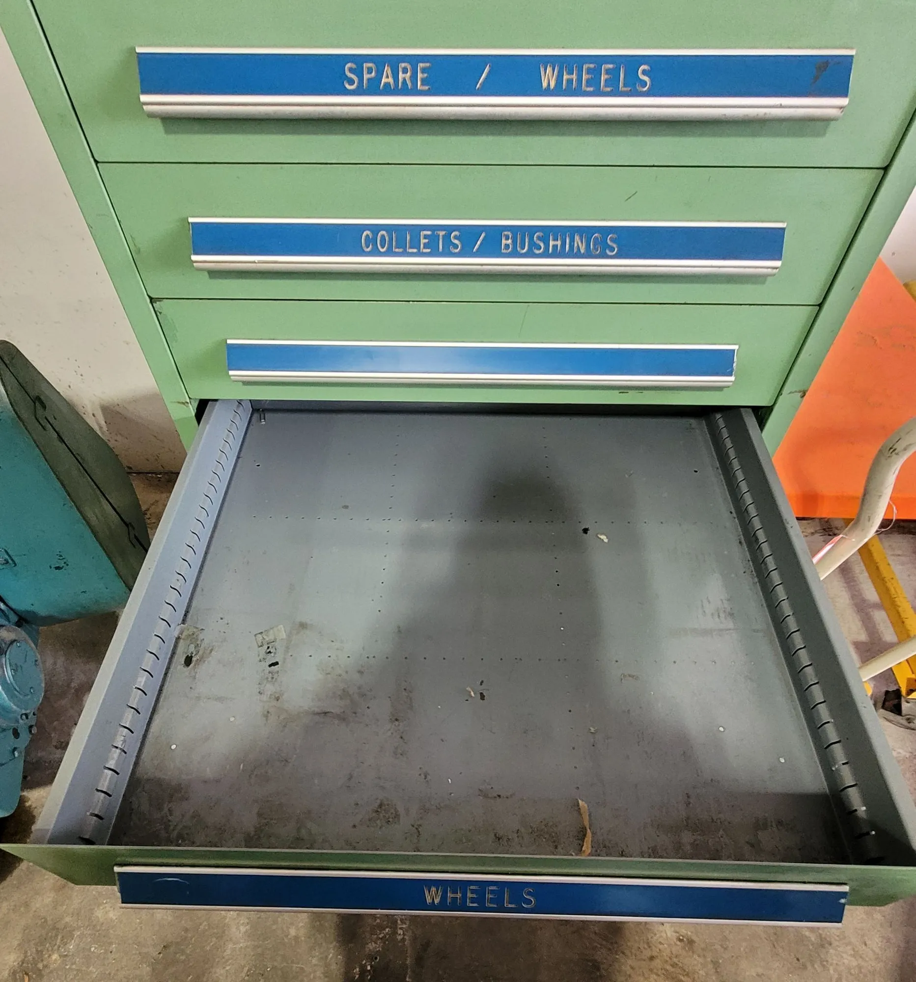 Stanley Vidmar, 10-Drawer Industrial Storage Cabinet, 59-1/4" H x 30" width x 27-5/8" D - Image 9