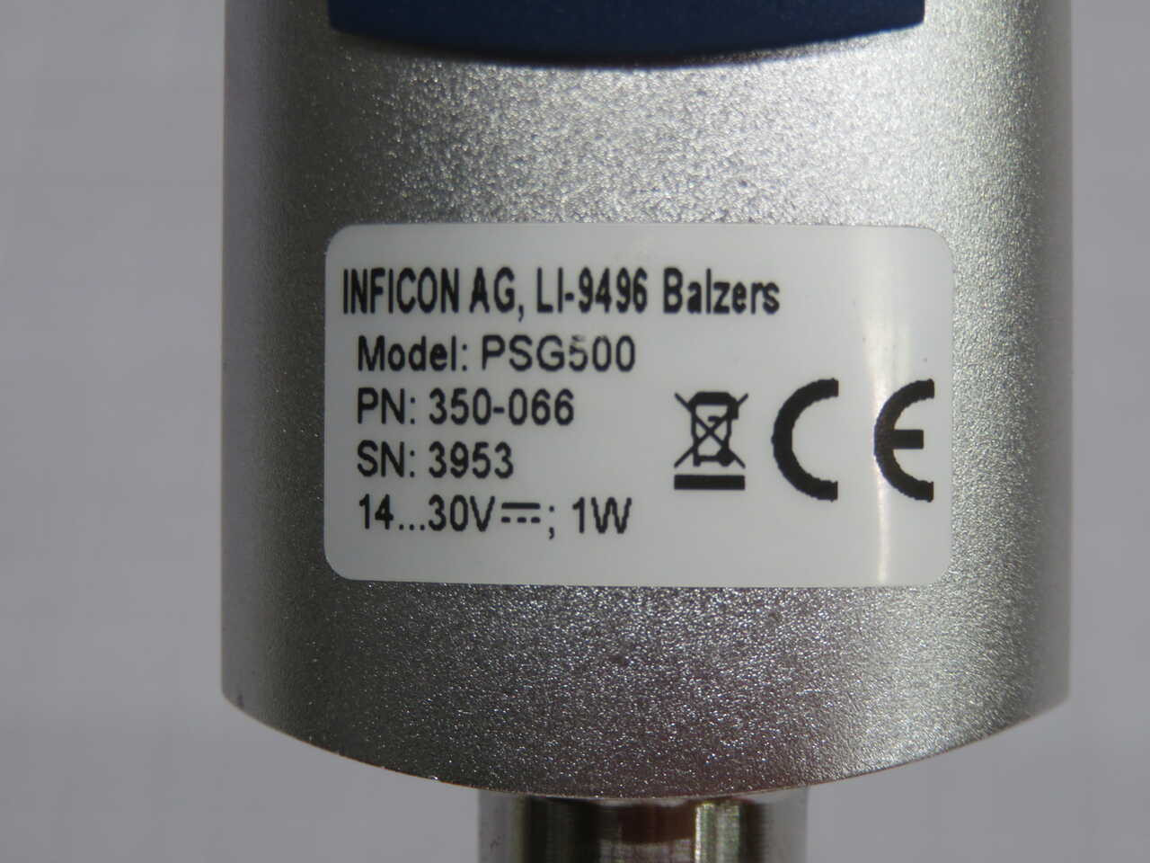 Inficon #PSG500, Vacuum Gauge, 14-30 V., 1 width, 350-066 - Image 6