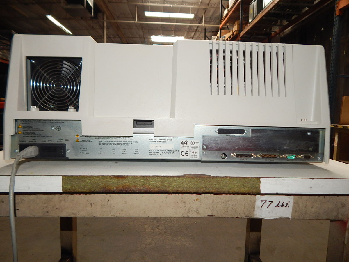Beckman Instruments #DU-640, Spectrophotometer, 120/240 V., 1 Ph. - Image 6