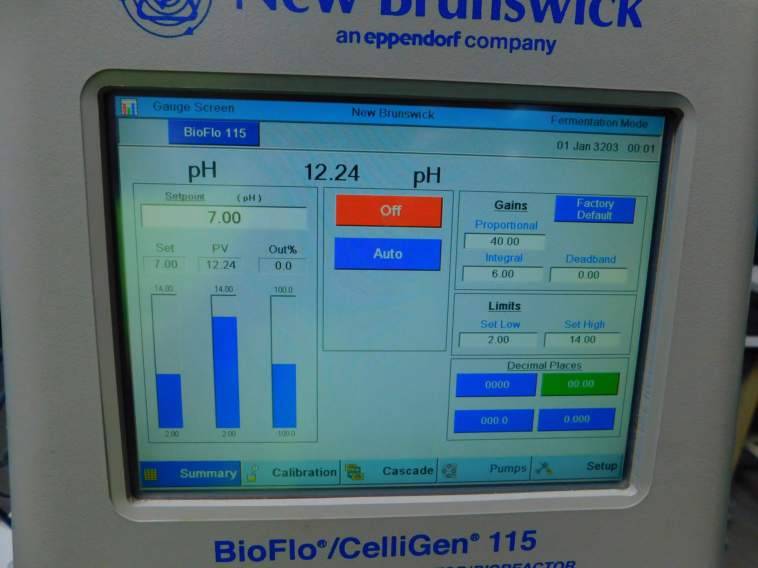 New Brunswick BioFlo/CelliGen #115, Benchtop Fermentor Bioreactor, 120 V., 1 Ph. - Image 9