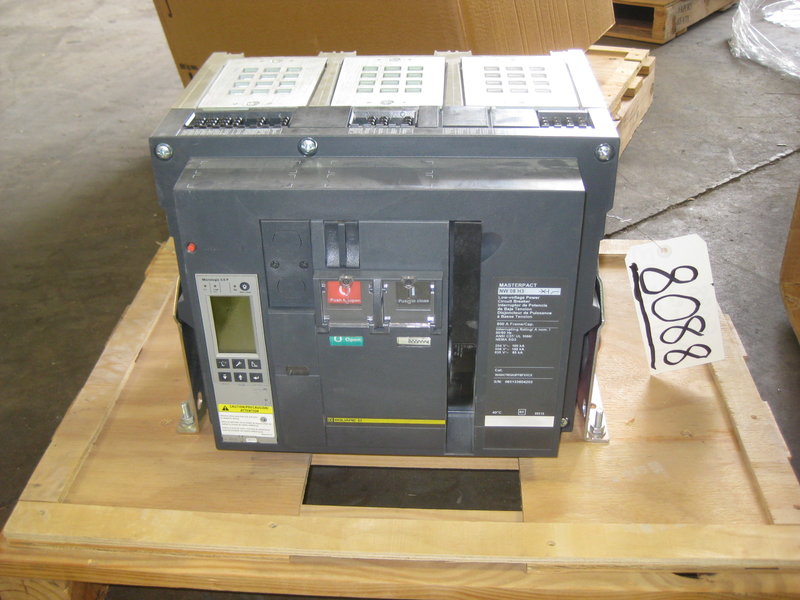 800 Amps, Square D, MasterPact NW 08 H3, electrically operated, WA6ATR63A3FFBFXXCX - Image 1