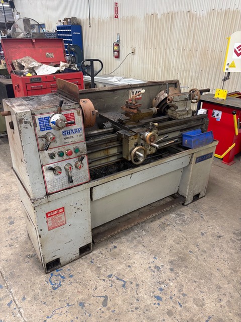 14" x 40" Sharp #1440, Engine Lathe, 8.62" Swing Over Cross Slide, D1-4 Camlock, 3 HP, 220/440 V., 1990 - Image 1