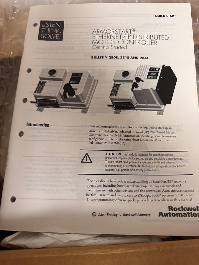Allen Bradley #281E-F12Z-10B-RR, armorstart compact r - Image 2