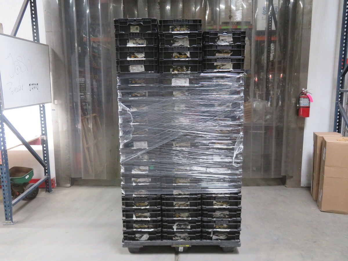 Stakpak #AF241505.AA, Modular Straight Wall Containers, 24" x 15" x 5", LOT of 102 - Image 1