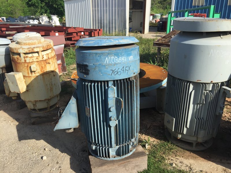 150/95 HP 1185/892 RPM Reliance, Frame 447TSD, TEFC, VSS, vertical solid shaft, 460 Volts - Image 1