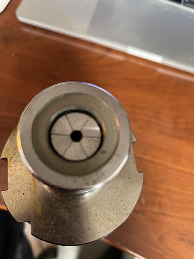 Nikken #HSK100A-SK16-105P-J-IDU, HSK 100 Slim Collet Chuck, 1/8" to 5/8", 4-1/8" Projection, Coolant Through - Image 2