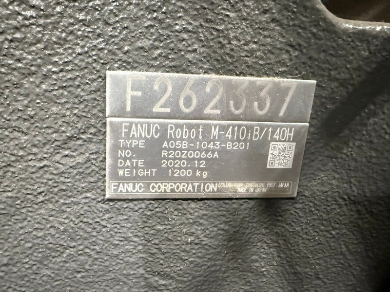 Fanuc, M-410iB/140H, 5-Axis Palletizing Robot, 140 kg payload, 112.2" max. reach, 1,900 cycles/hr, R-30iB - Image 5