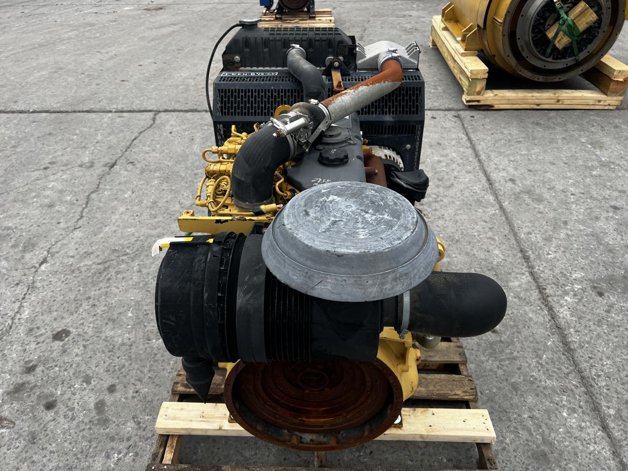 130 HP Caterpillar #C4.4, Industrial Diesel Engine Power Unit, radiator & air cleaner, 11-1/2" flywheel - Image 2