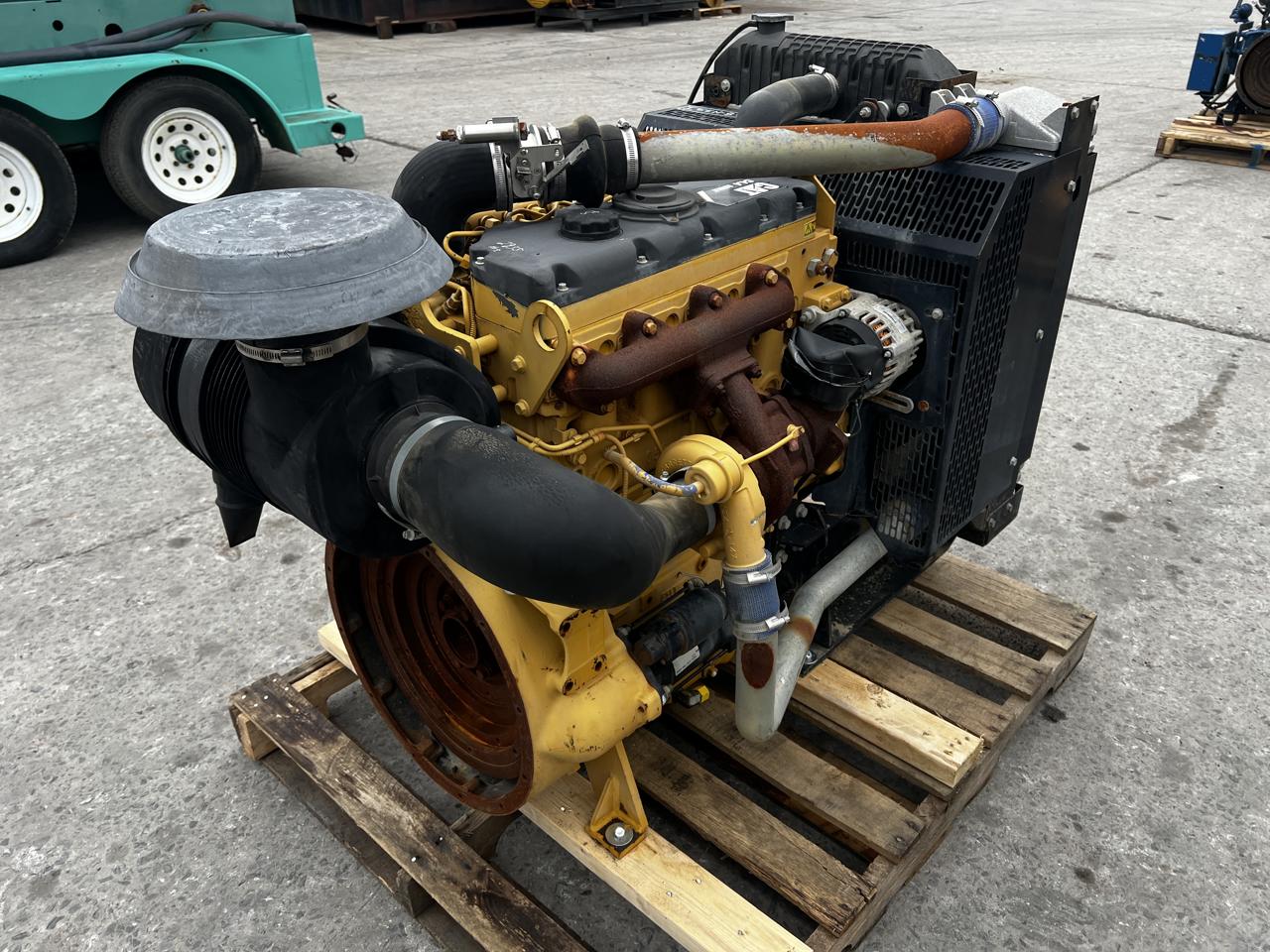 130 HP Caterpillar #C4.4, Industrial Diesel Engine Power Unit, radiator & air cleaner, 11-1/2" flywheel - Image 4