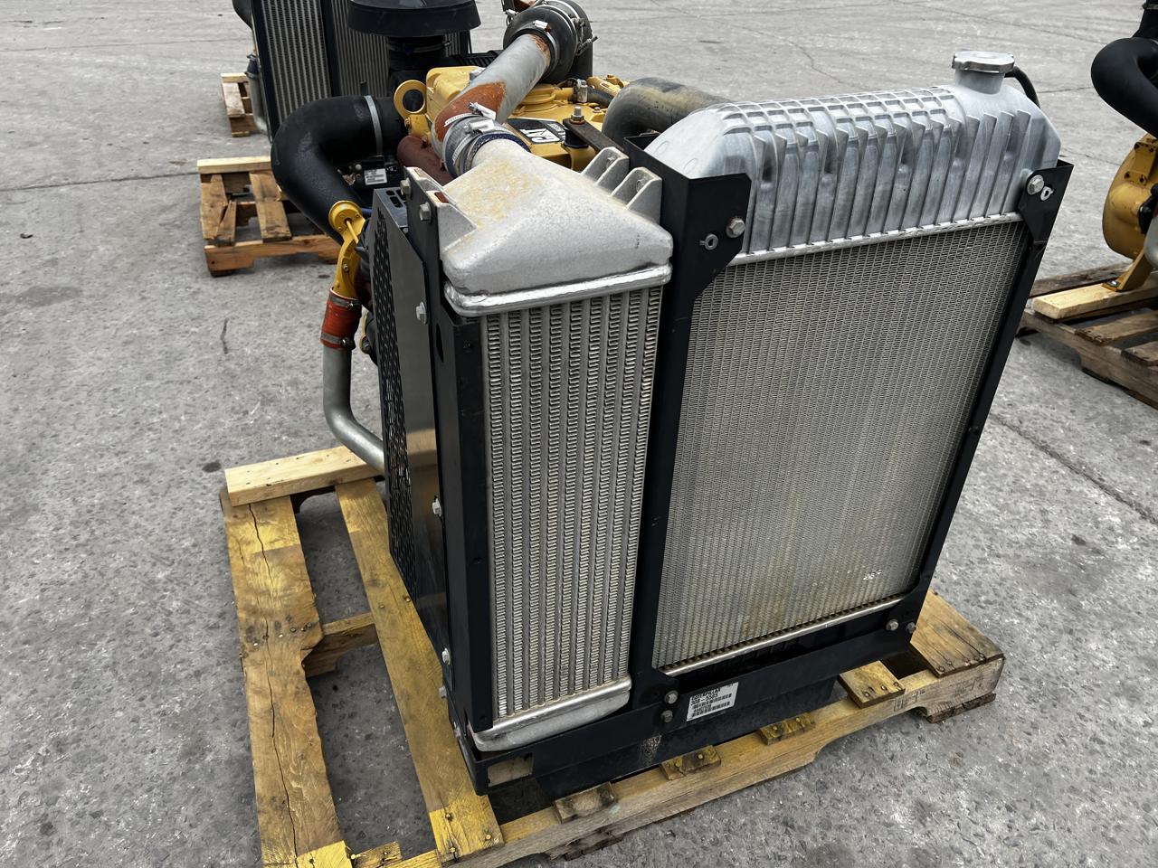 130 HP Caterpillar #C4.4, Industrial Diesel Engine Power Unit, radiator & air cleaner, 11-1/2" flywheel - Image 6