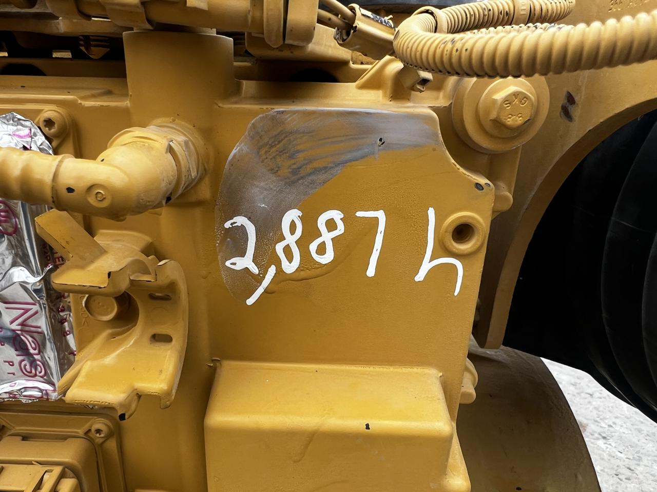 130 HP Caterpillar #C4.4, Industrial Diesel Engine Power Unit, radiator & air cleaner, 11-1/2" flywheel - Image 7