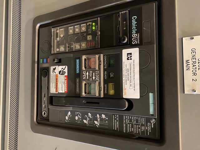 8000 Amps, ASCO #8000A, Paralleling Switchgear, containerized, 480/277 Volt, (4) generator sections, Siemens - Image 3
