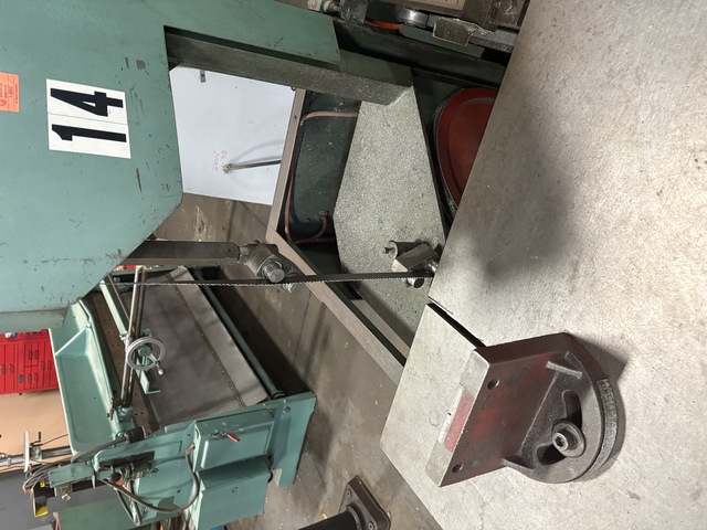10" x 12" E-R Maier #KM1012, Roll-In Horizontal Band Saw, 18" x 30" table, 76-363 FPM, 1/4"-3/4" blade width - Image 4