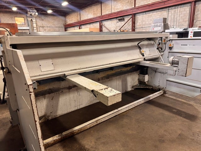 1/4" x 10' Ermak #HGS-10-1/4, Hydraulic Power Squaring Shear, 39.4" backgauge stroke, 15 HP, 15 hold downs - Image 8