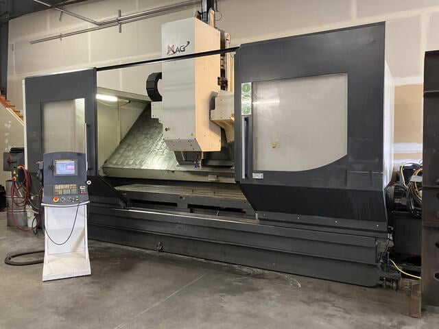 MAG Cincinnati #FTV-840-2500, CNC Vertical Machining Center, 98" X, 31" Y, 39" Z, 120" x 32" table, 10,000 - Image 1