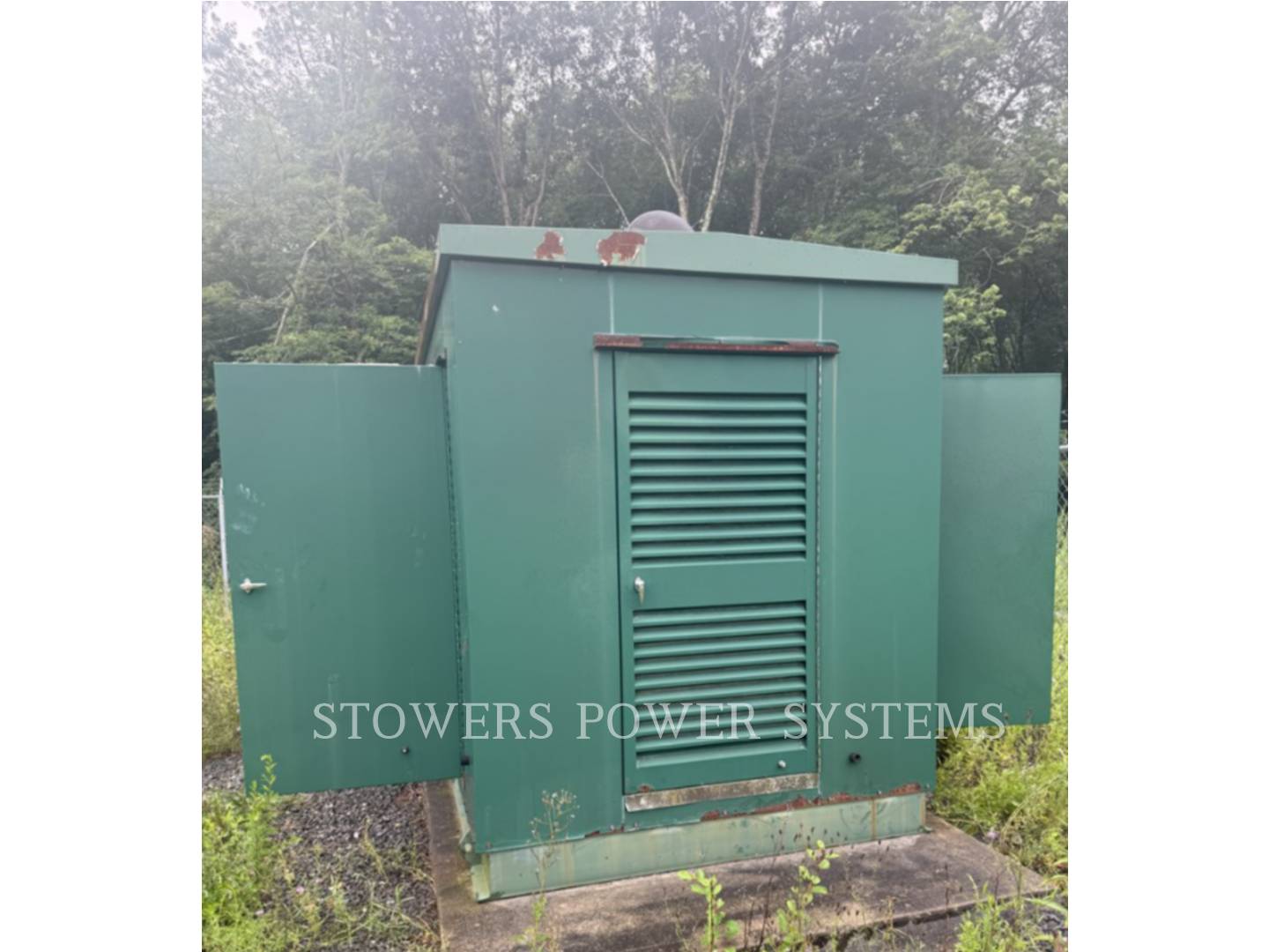 Caterpillar #G3406, Natural gas Stationary Gen, sound attenuated enclosure, UL listed, 966 hours, 2003 - Image 1